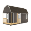 Lofted Cabin W Angled Corner Porch
